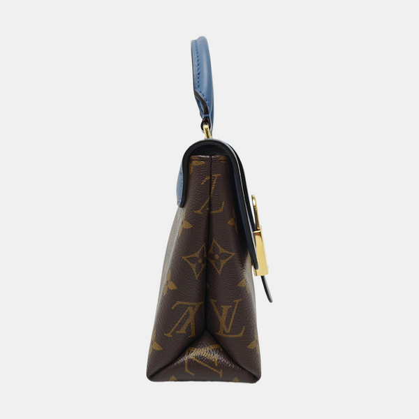 LOCKY BB Monogram Coated Canvas Blue