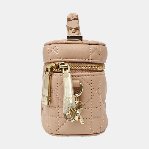 Lady Dior Super Mini Cannage Lambskin Pink