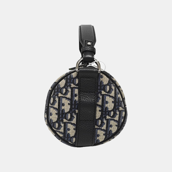 Oblique Canvas Shoulder Bag Beige