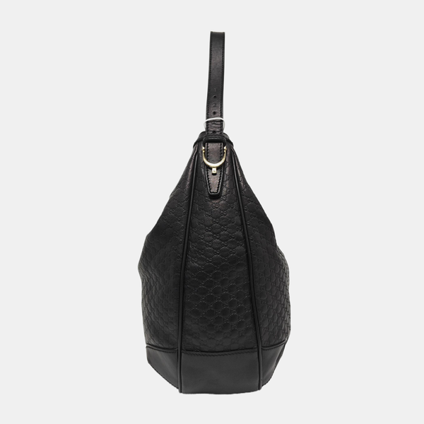 Monogram Calfskin Top Handle Bag Black