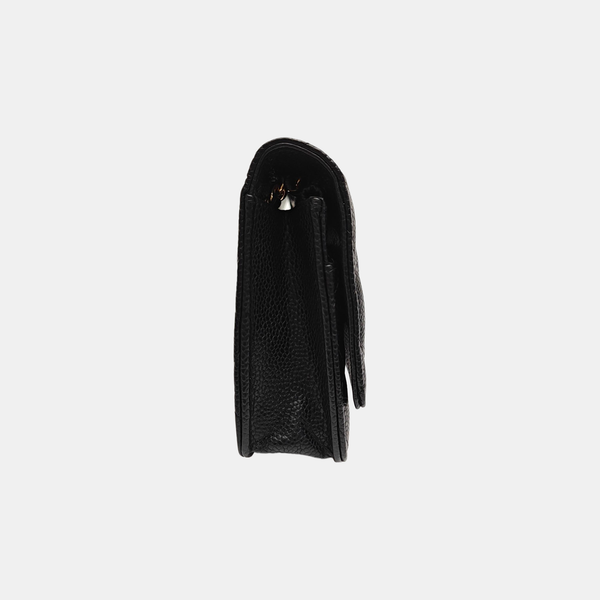 WOC Quilted Grained Calfskin Black