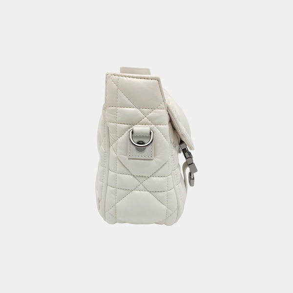 Authenticated pre-owned Diorcamp Small Cannage Calfskin White - Shoulder Bag at Looply