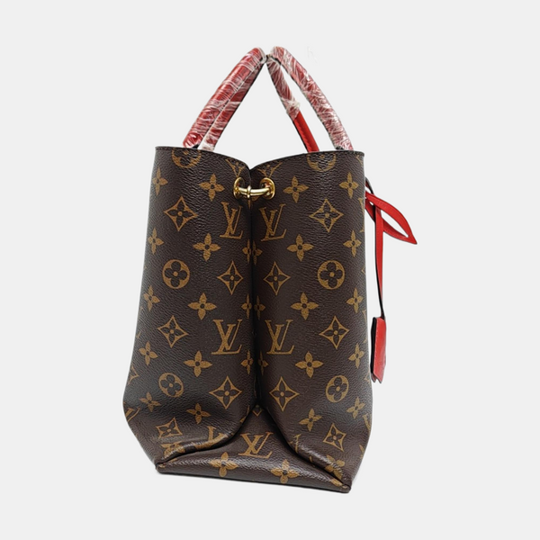 FLOWER Monogram Coated Canvas Brown