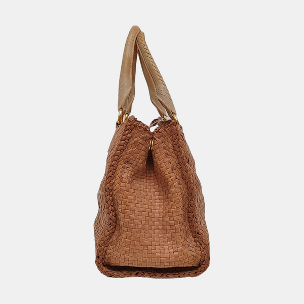 Calfskin Tote Bag Brown