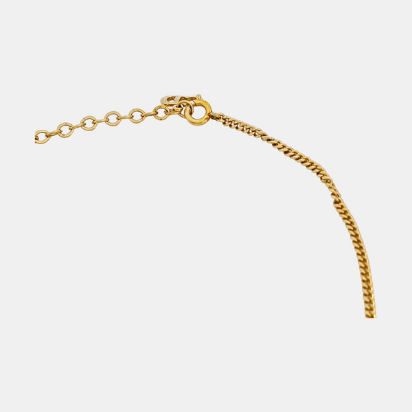 Petit CD Metal Gold Necklace