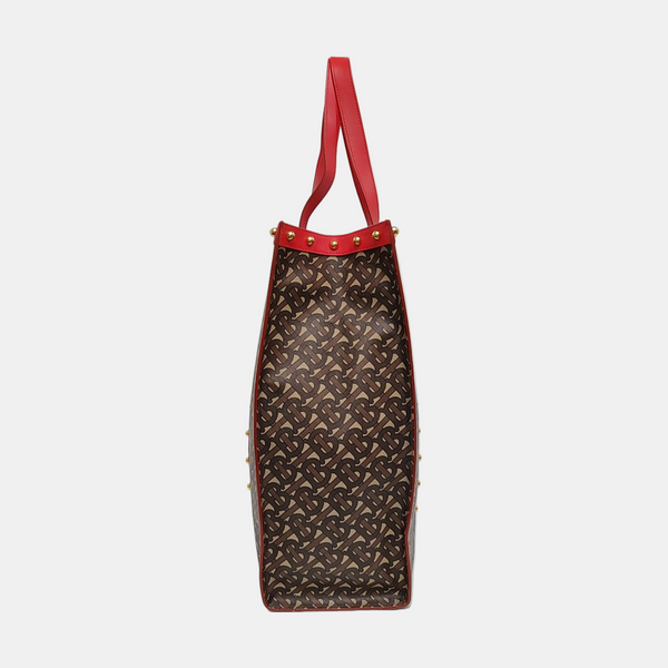 Coated Canvas Tote Bag Multicolor