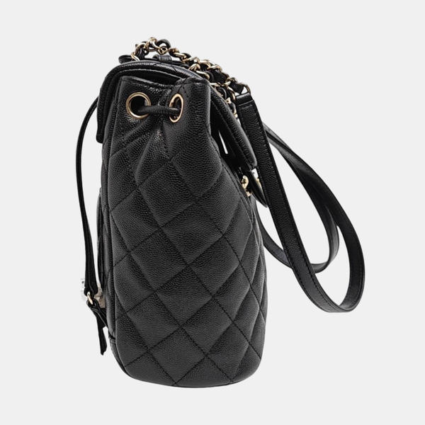 URBAN SPIRIT Quilted Grained Calfskin Black