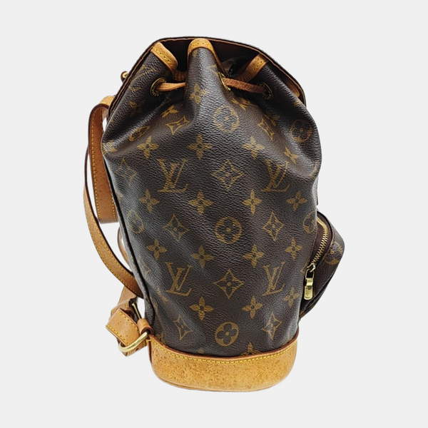 MONTSOURIS MM Monogram Coated Canvas Brown