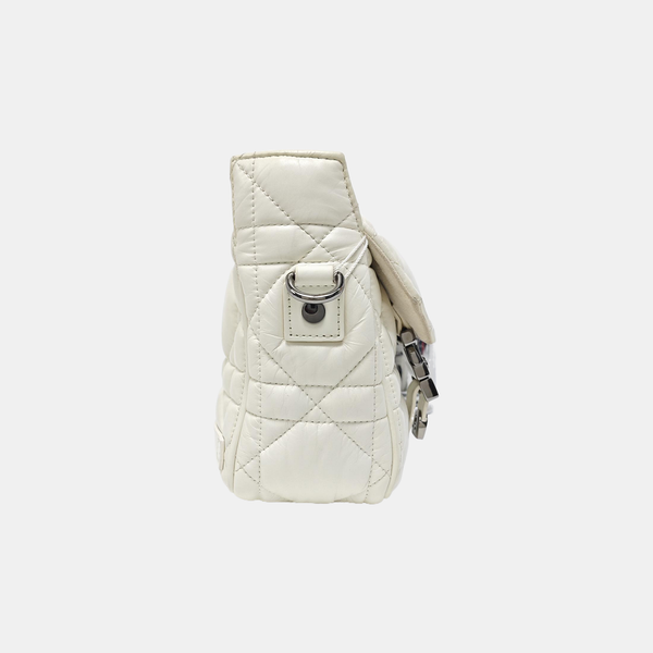 Diorcamp Small Cannage Calfskin White