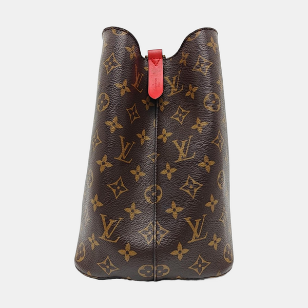 NÉONOÉ MM Monogram Coated Canvas Brown
