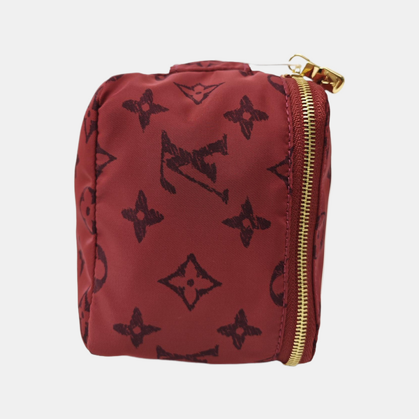 CUBE DE RANGEMENT PM Monogram Nylon Red