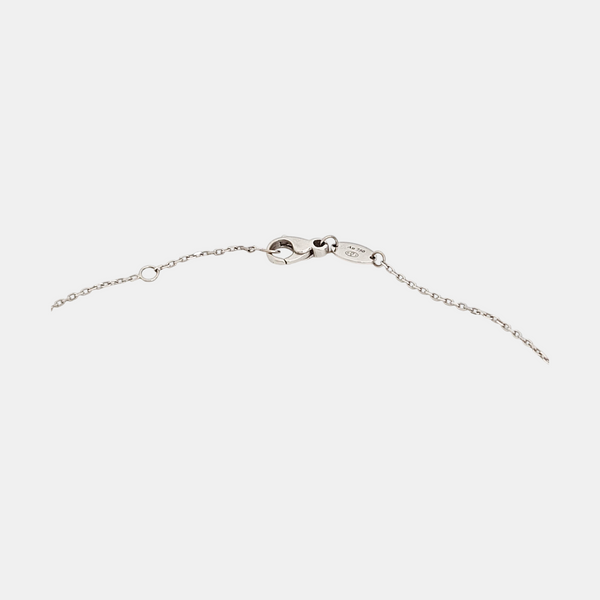Jeux De Liens 18k White Gold Silver Necklace