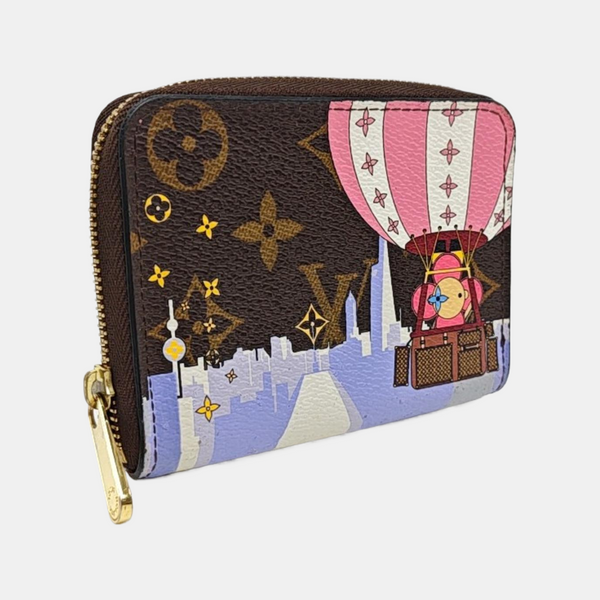 ZIPPY Monogram Coated Canvas Brown Wallet