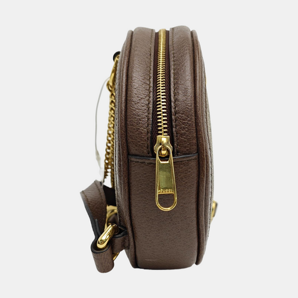 Ophidia Mini Monogram Coated Canvas Beige