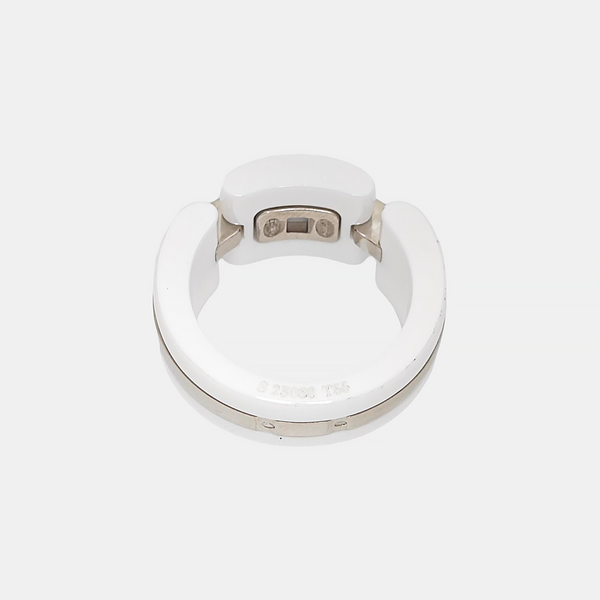 Anillo de cerámica blanca ULTRA EU 55