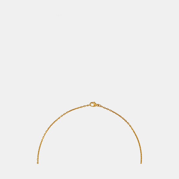 Pop H Metal Gold Necklace