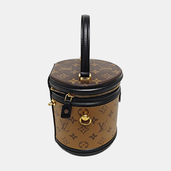 CANNES PM Monogram Coated Canvas Brown