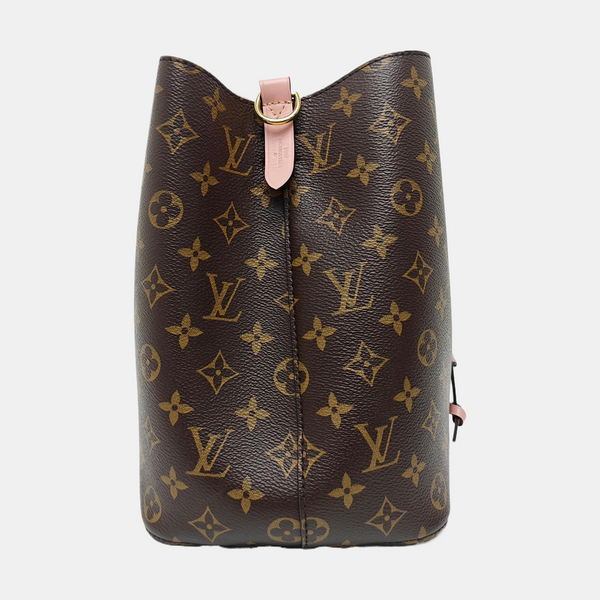 NÉONOÉ MM Monogram Coated Canvas Brown