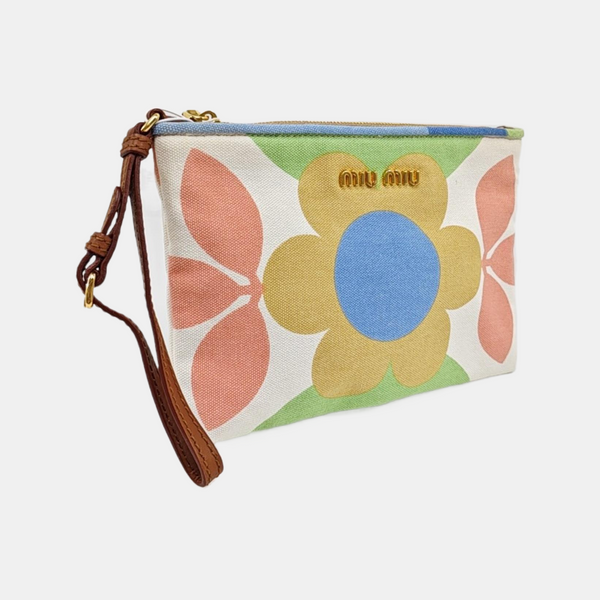 Canvas Top Handle Bag Multicolor