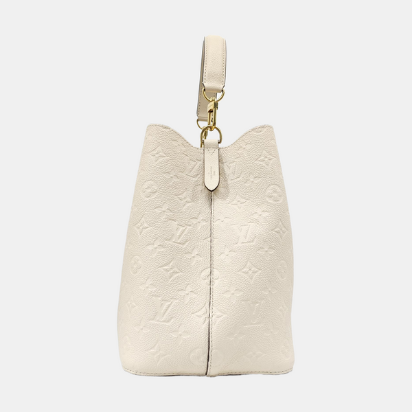NÉONOÉ MM Monogram Calfskin White
