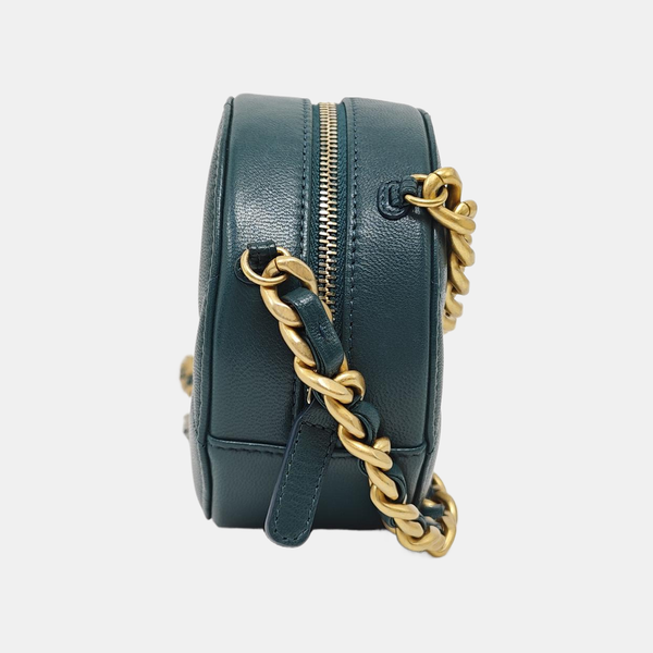 CHANEL 19 Small Quilted Calfskin Blue