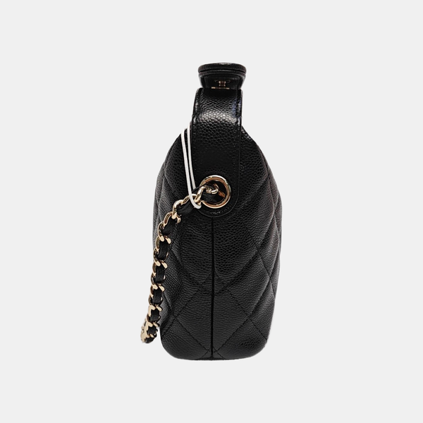 HOBO Quilted Grained Calfskin Black