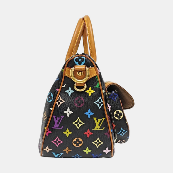LV × TM RITA Monogram Coated Canvas Black