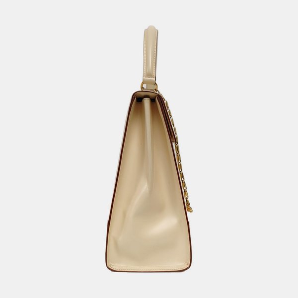 Calfskin Shoulder Bag Beige