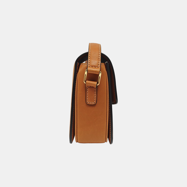 TRIOMPHE Small Coated Canvas Brown