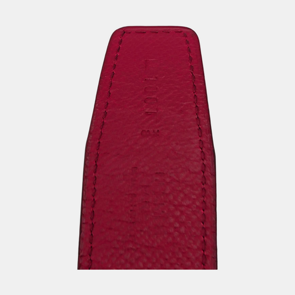 Leather Belt Red