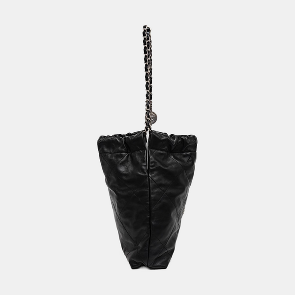 CHANEL 22 Small Quilted Calfskin Black