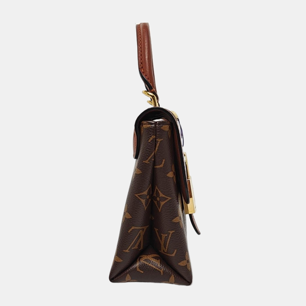 LOCKY BB Monogram Coated Canvas Brown