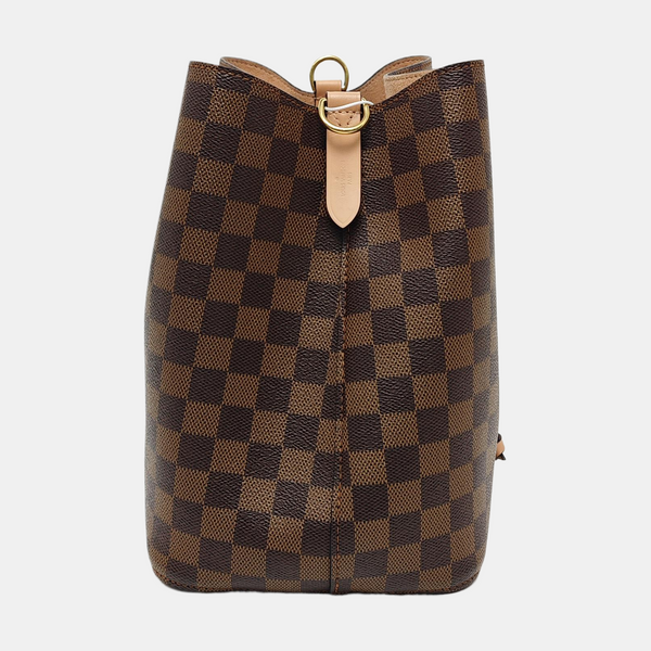 NÉONOÉ MM Damier Ebene Coated Canvas Brown