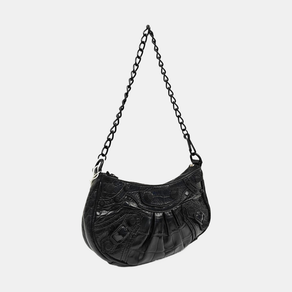 Le Cagole Mini Calfskin Black
