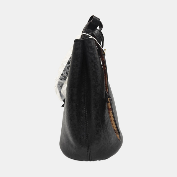 Calfskin Bucket Bag Black