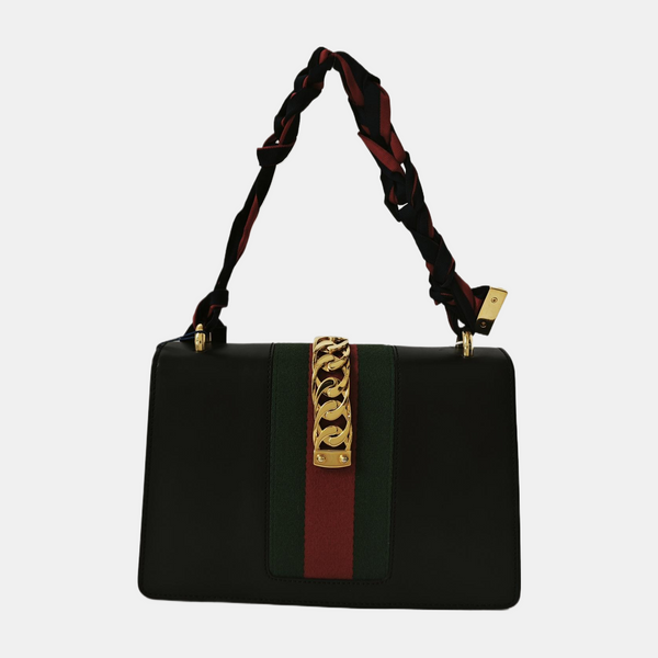 Sylvie Small Calfskin Black