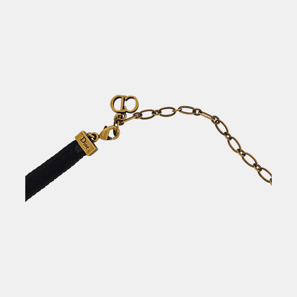 Synthetic Crystal Black Necklace