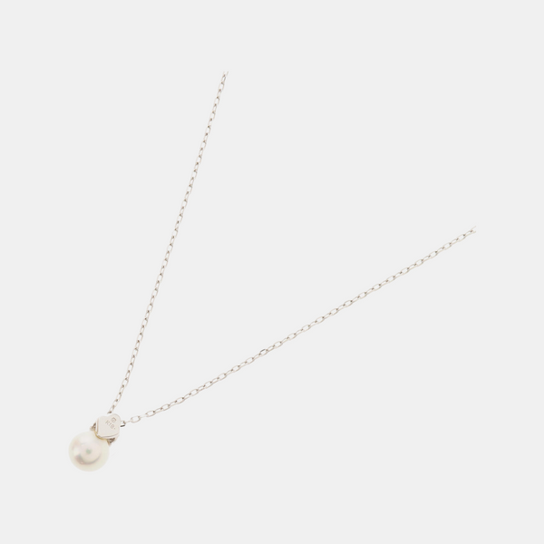 18k White Gold Silver Necklace