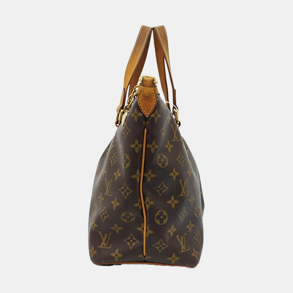 PALERMO PM Monogram Coated Canvas Brown