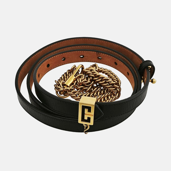 Leather Black Bag Strap