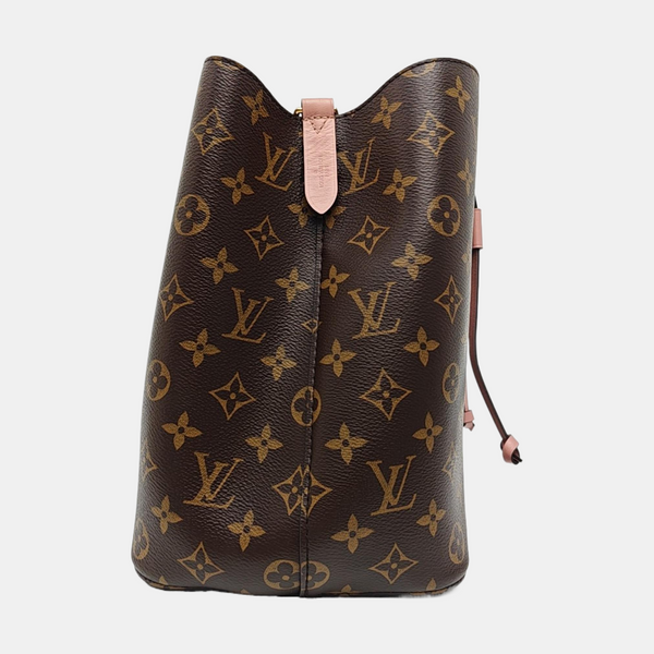 NÉONOÉ MM Monogram Coated Canvas Brown