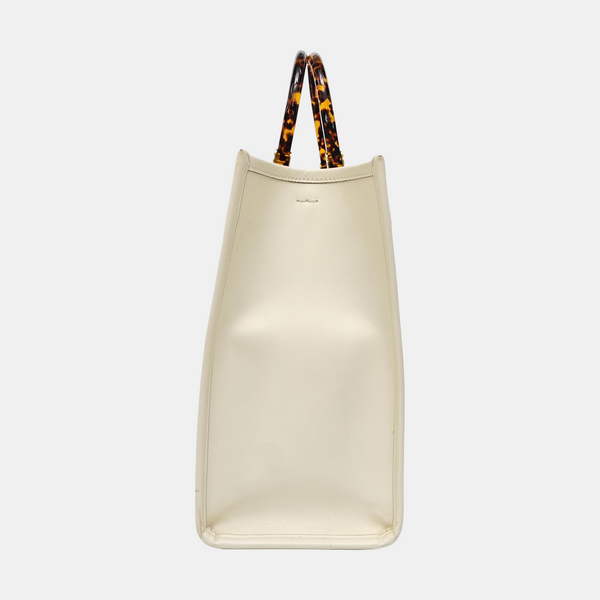 Sunshine Medium Calfskin White