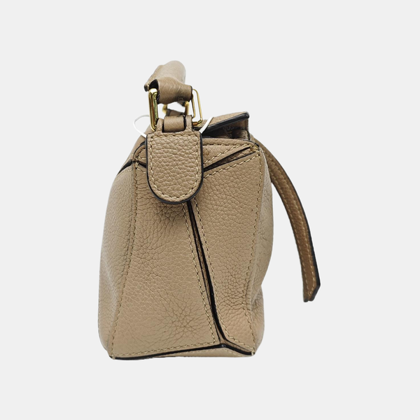 Puzzle Mini Calfskin Beige