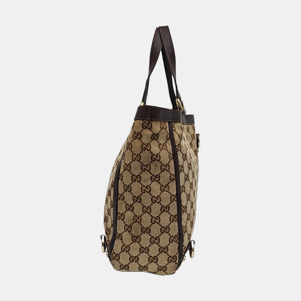 Abbey Monogram Canvas Brown