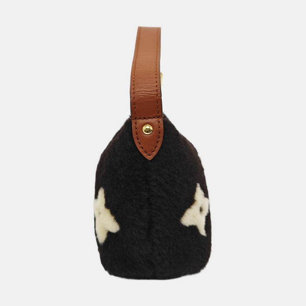 HILLS Monogram Sheepskin Black