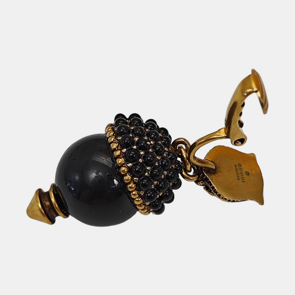 Metal Black Clip On Earrings