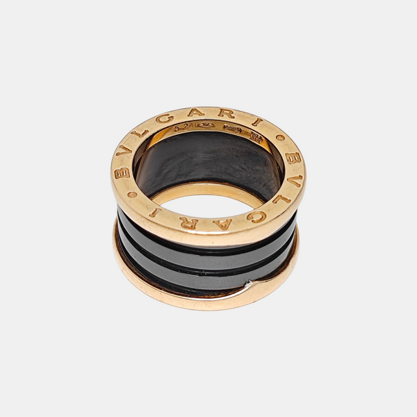 B.ZERO1 18k Rose Gold Ring EU 52