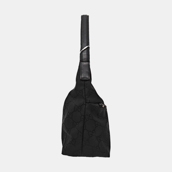 Monogram Canvas Shoulder Bag Black