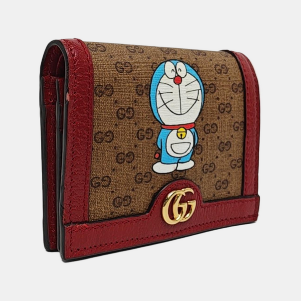 Doraemon X Gucci Coated Canvas Multicolor Wallet