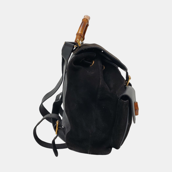 Authenticated pre-owned Bamboo 1947 Suede Brown - Backpack at Looply